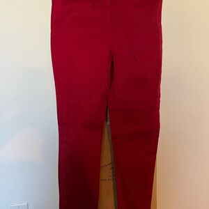 Janie and Jack red dress pants with ribbon detail in side of leg. Size 8